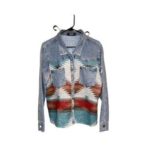 Boho Denim Jacket- # 3UZUKK Order: 68d46ca5555c14c3fc834e66